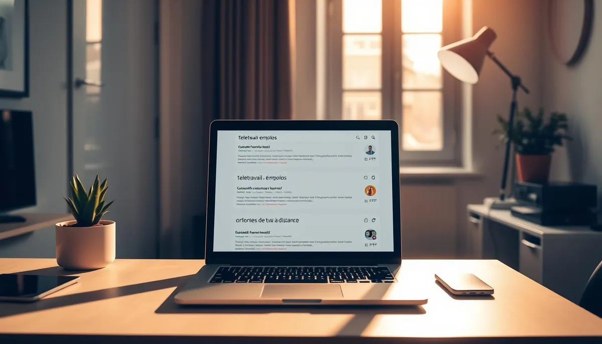 100 teletravail emploi