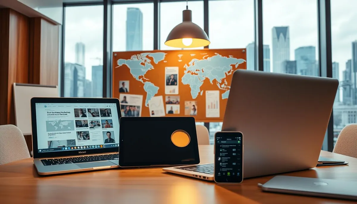 Outils technologiques pour stratégie de recrutement mondial