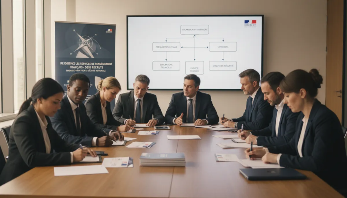 processus candidature dgse étapes application